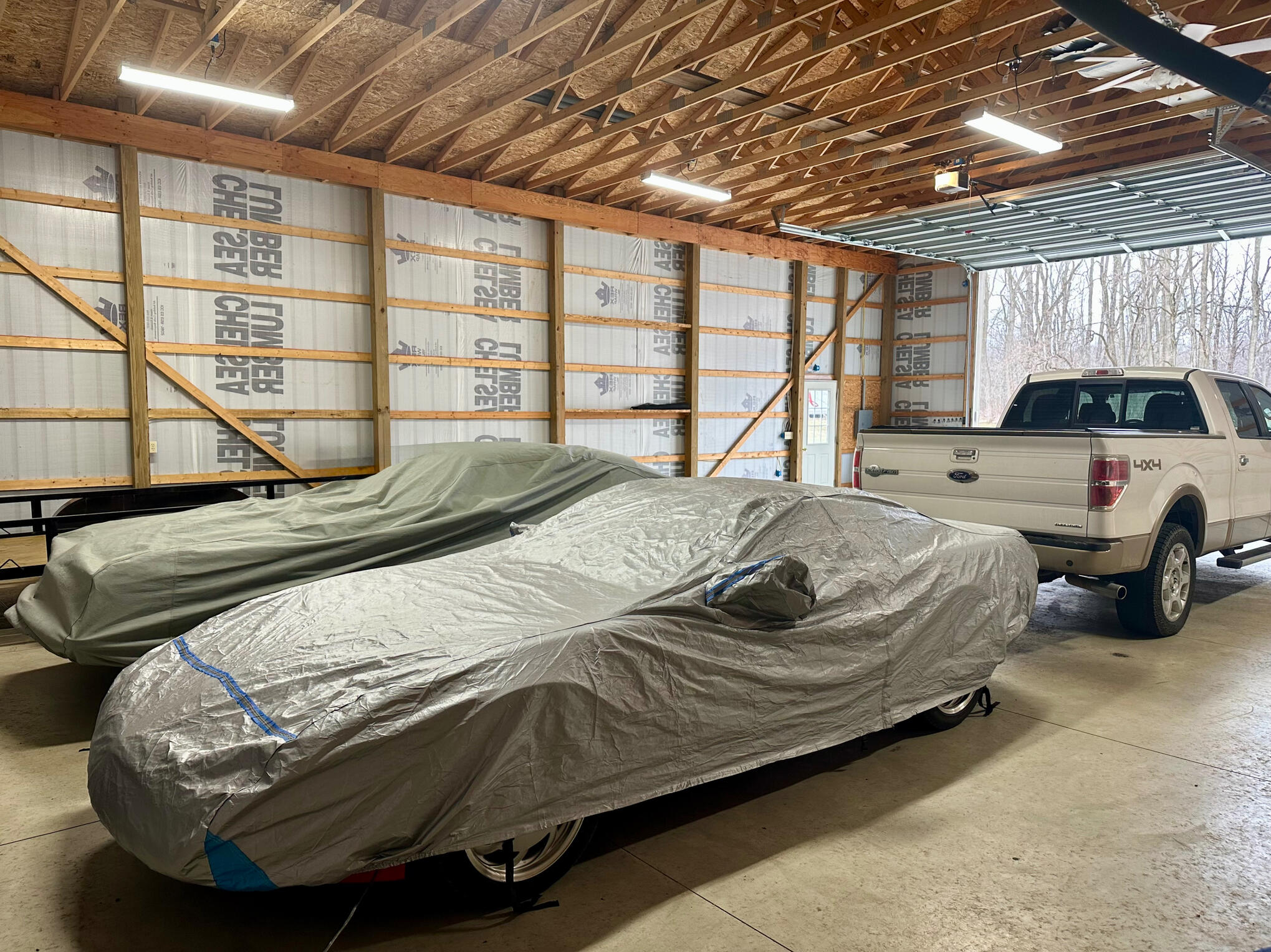 Storage Cars stored in actual storage location